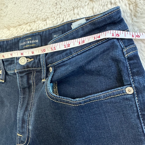 Lucky Brand 223 Straight Size 30x30 Dark Blue Jeans - Picture 7 of 10